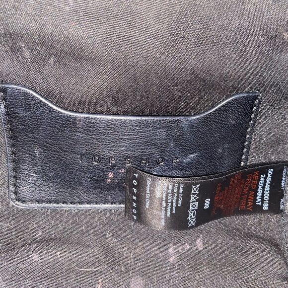 TOPSHOP Pink Brown Snake Print Clutch Wristlet Handbag - Picture 5 of 5